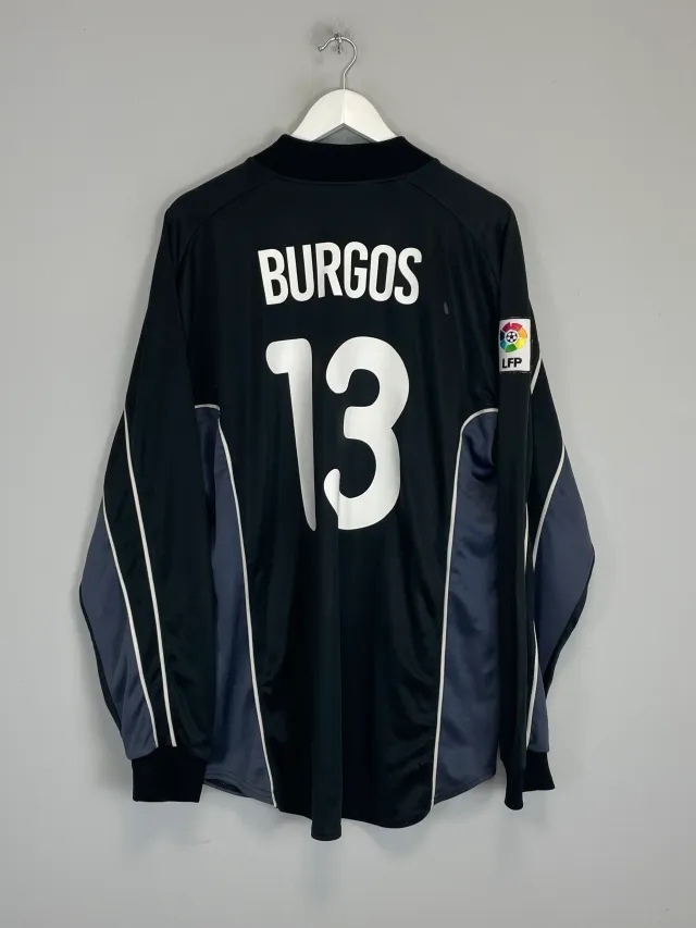 CULT KITS - 2001/02 ATLETICO MADRID BURGOS #13 GK SHIRT (XL) NIKE