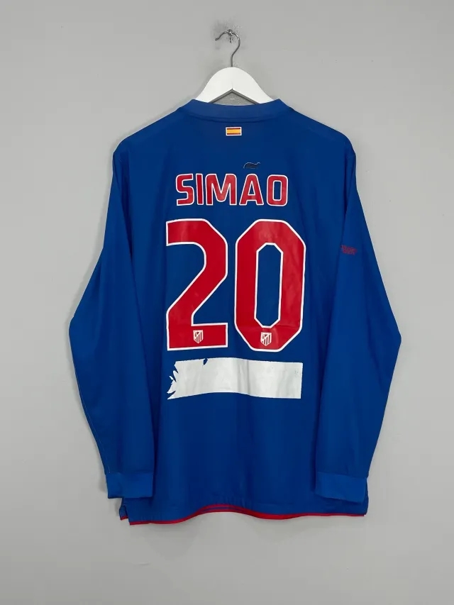 CULT KITS - 2010/11 ATLETICO MADRID SIMAO #11 *PLAYER ISSUE* L/S AWAY SHIRT (L) NIKE