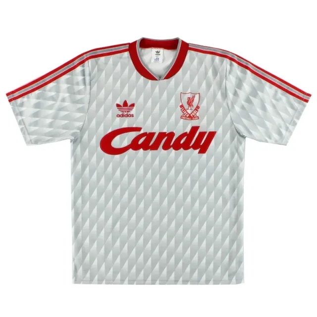 1989-91 Liverpool adidas Away Shirt M - Liverpool / Excellent / Medium