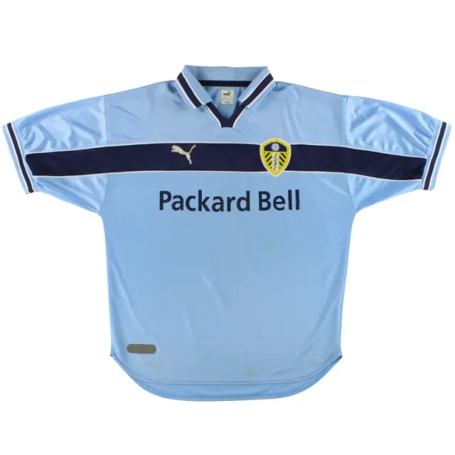 1999-00 Leeds Puma Away Shirt L - Leeds / Excellent / Large