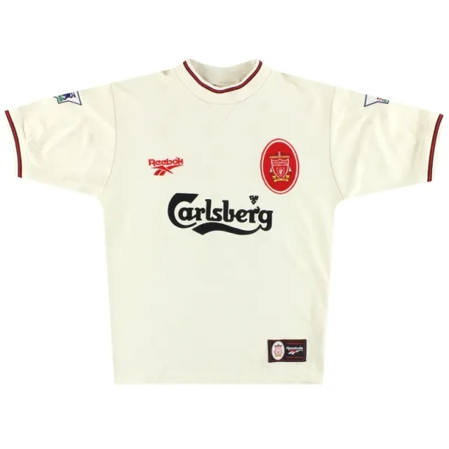 1996-97 Liverpool Reebok Away Shirt S - Liverpool / Excellent / Small