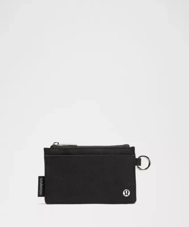 lululemon – Clippable Card Case Wallet – Color Black