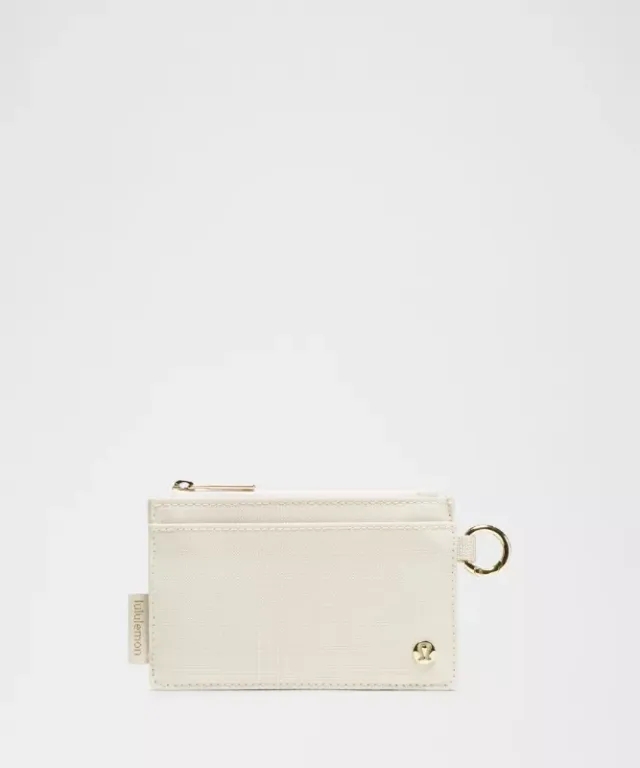 lululemon – Clippable Card Case Wallet – Color White