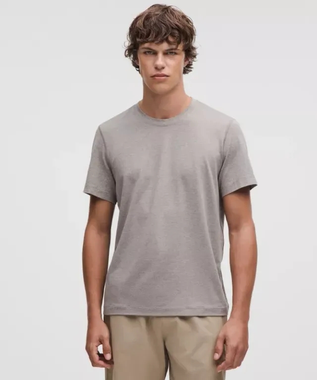 lululemon – Men's Soft Jersey Short-Sleeve Shirt – Color Grey – Size L