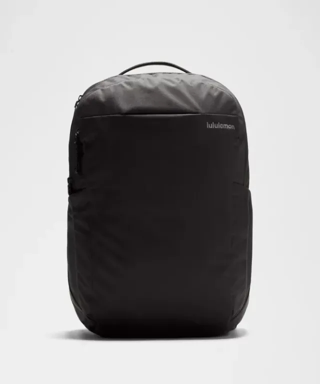 lululemon – Triple-Zip Backpack 28L Tech Canvas – Color Black/Grey