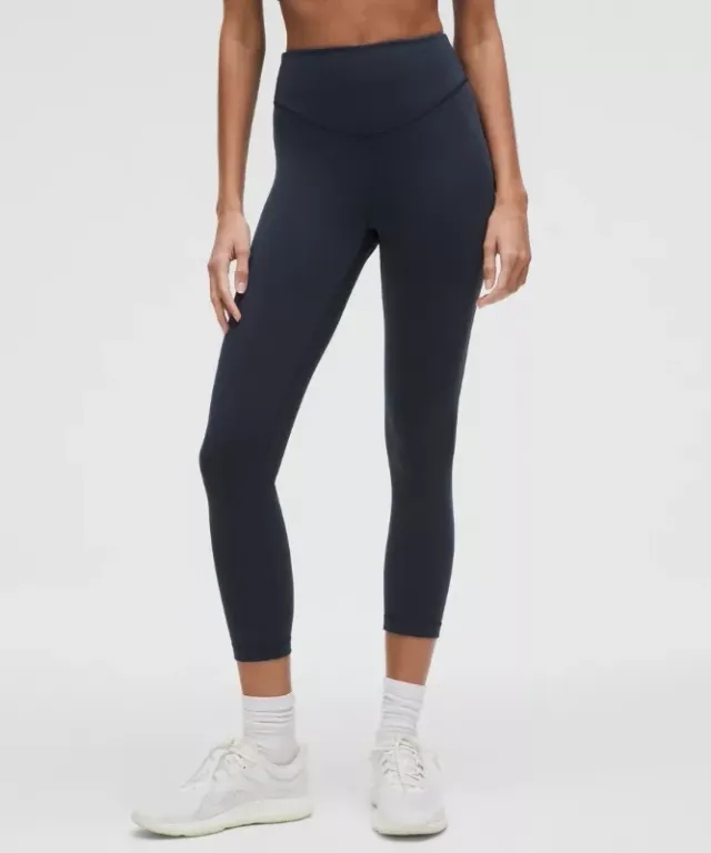 lululemon – Women's Wunder Under High-Rise Crop Leggings – 23" – Color Blue – Size 0