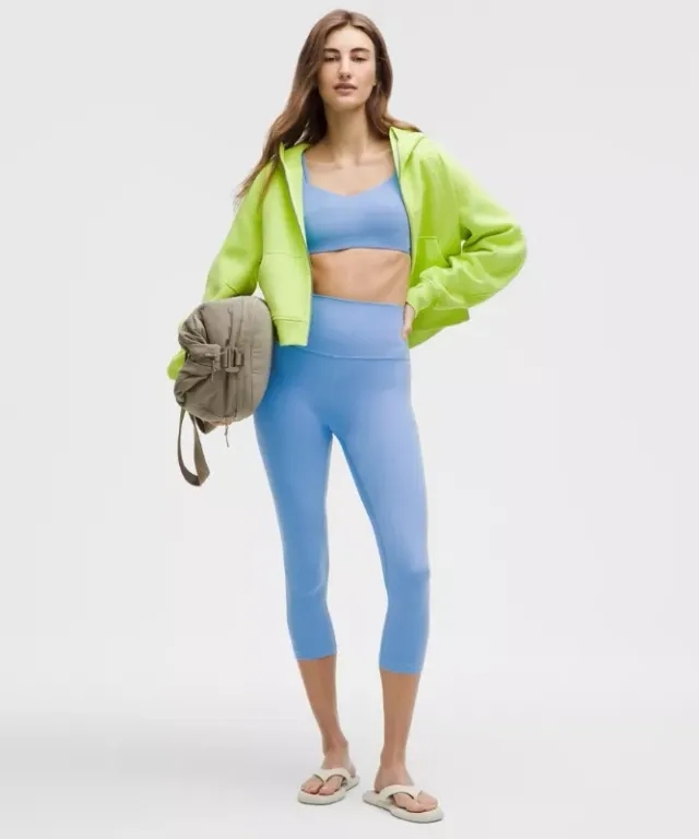 lululemon – Women's Align High-Rise Crop Leggings – 21" – Color Blue – Size 0