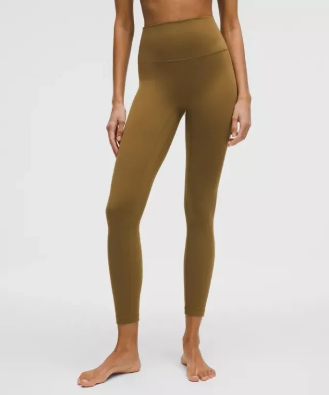 lululemon – Women's Align No Line High-Rise Pants – 25" – Color Brown – Size 0