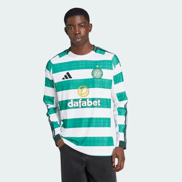 adidas Celtic FC 25/26 Long Sleeve Home Jersey