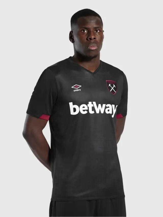 Castore Men's West Ham 24/25 Away Jersey - Black