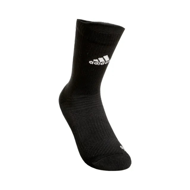 adidas Alphaskin Crew Low Cut Sports Socks - Black, White