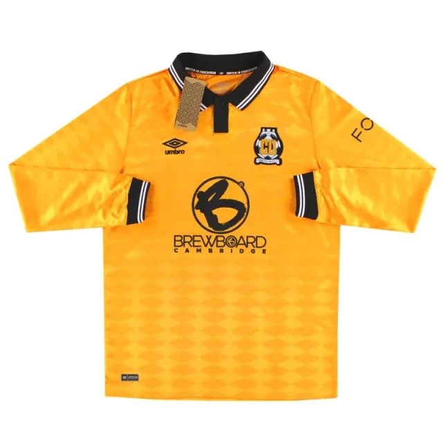 2024-25 Cambridge United Umbro Home Shirt L/S *BNIB* - Cambridge United / BNIB / Medium