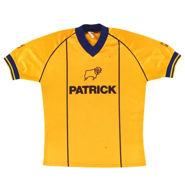 1981-84 Derby County Patrick Away Shirt S - Derby County / Fair / Small