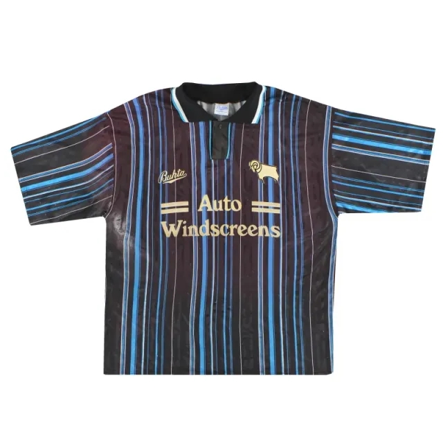 1993-95 Derby County Bukta Away Shirt L - Derby County / Fair / Large
