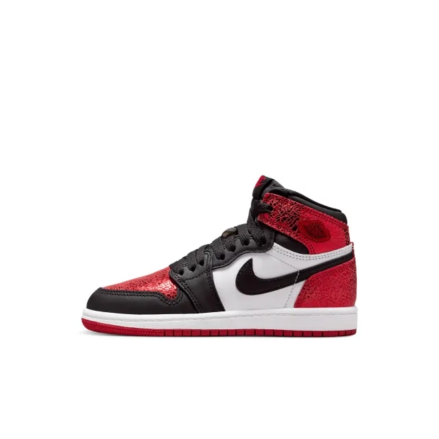 Nike Jordan 1 Retro High OG Younger Kids' Shoes - Red