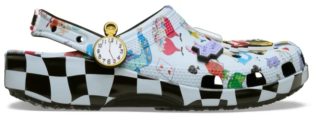 Crocs | Unisex | Disney Alice in Wonderland Print Classic | Clogs | Multi | W4/M3