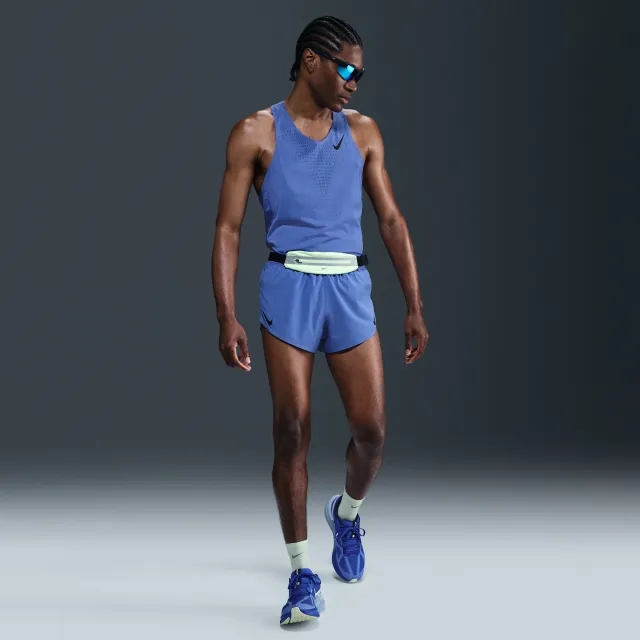 Nike AeroSwift Men's Dri-FIT ADV 5cm (approx.) Brief-Lined Running Shorts - Blue - Polyester/Elastane