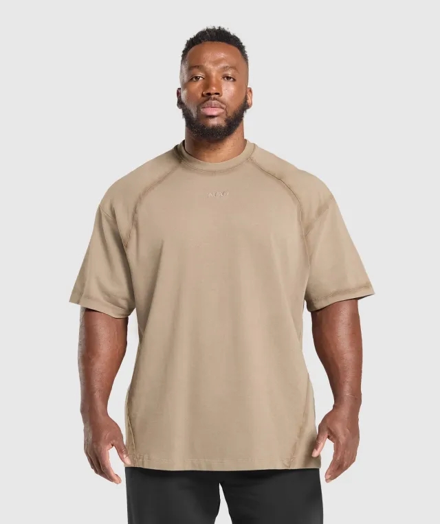  Heavyweight T-Shirt - Lifestyle Brown