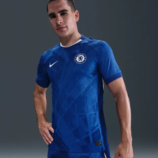 Chelsea F.C. 2025/26 Match Home Men's Nike Dri-FIT ADV Football Authentic Shirt - Blue - Polyester