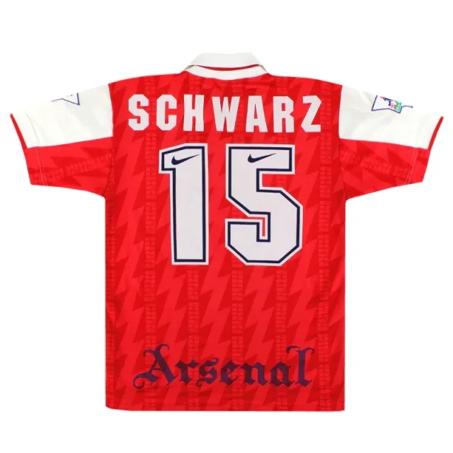 1994-95 Arsenal Nike Home Shirt Schwarz #15 S - Arsenal / Excellent / Small