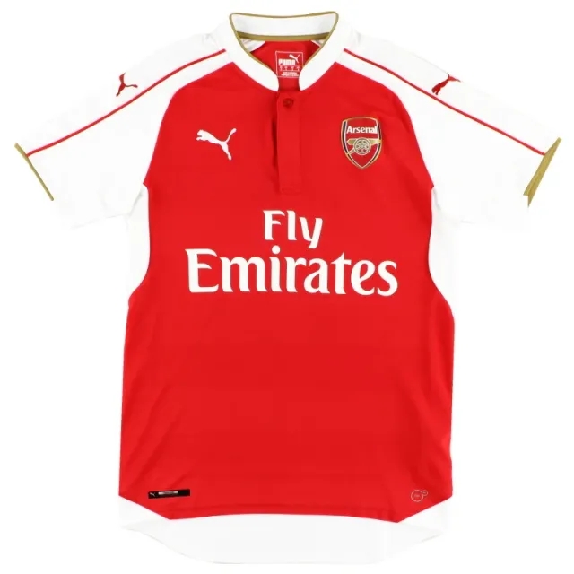 2015-16 Arsenal Puma Home Shirt M - Arsenal / Excellent / Medium