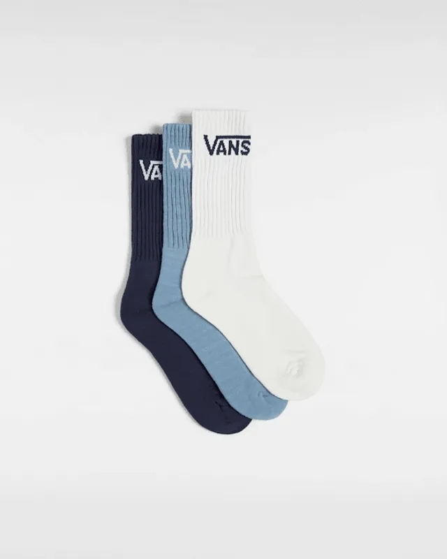 Vans - Classic Vans Crew Socks (3 Pairs), Blue