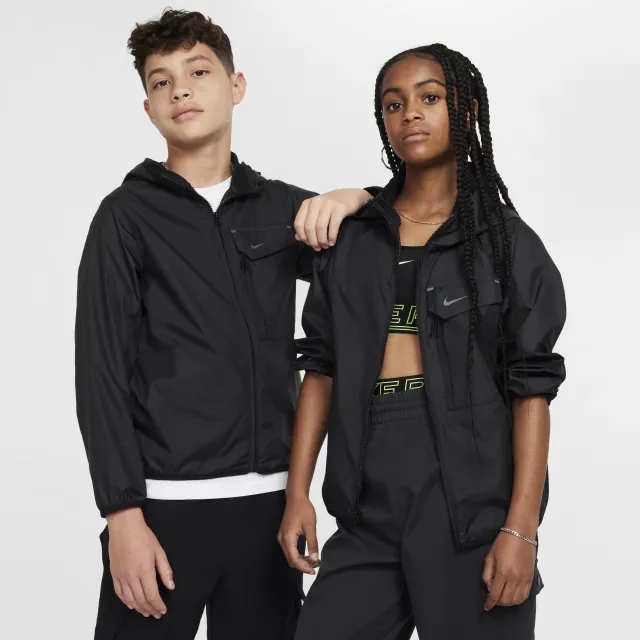 Nike Sportswear City Utility Older Kids' Jacket - Black
