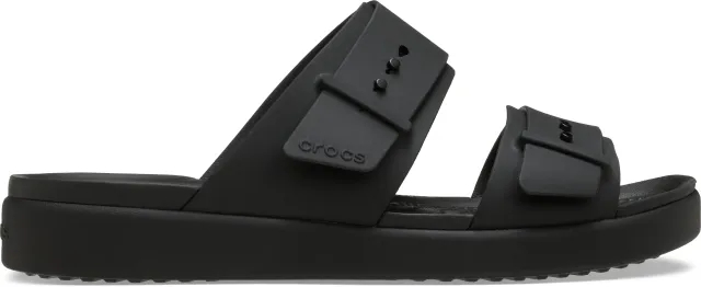 Crocs | Women | Brooklyn Buckle Low Low | Sandals | Black | 3