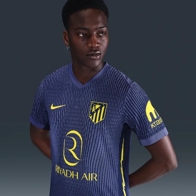Atlético Madrid 2025/26 Match Away Men's Nike Dri-FIT ADV Football Authentic Shirt - Blue - Polyester
