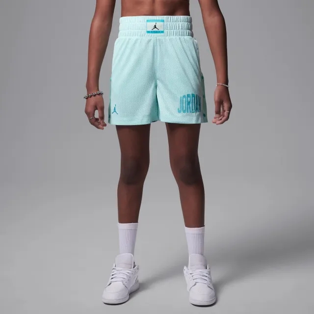 Nike Jordan Dri-FIT Training Camp Older Kids' Jumpman Mesh Shorts - Green