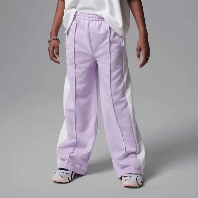 Nike Jordan Older Kids' French Terry Trousers - Purple