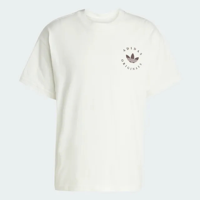 adidas Curved adidas Trefoil Logo GFX T-Shirt