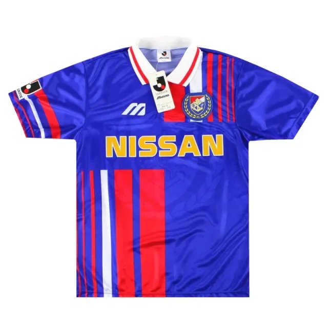 1995-96 Yokohama F. Marinos Mizuno Home Shirt *w/tags* L - Other World Clubs / w/tags / Large