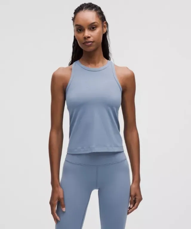 lululemon – Women's Align Waist-Length Racerback Tank Top – Color Blue – Size 0