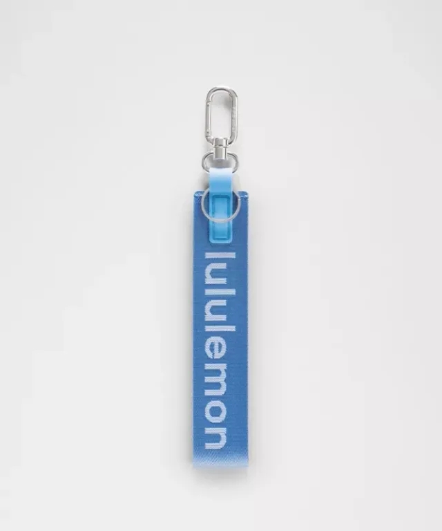 lululemon – Never Lost Keychain – Color White/Blue