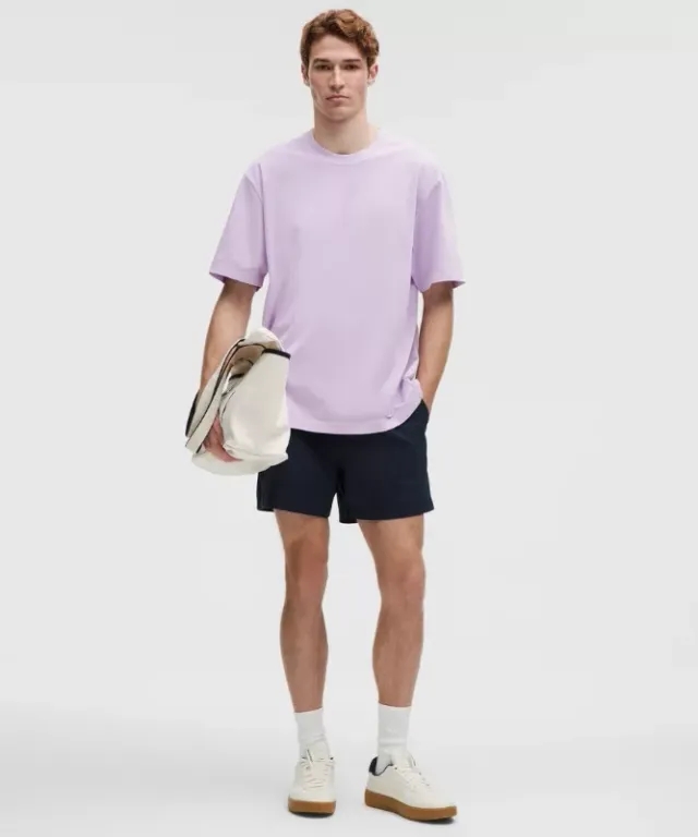 lululemon – Men's Heavyweight Jersey T-Shirt Wash – Color Violet/Purple – Size L