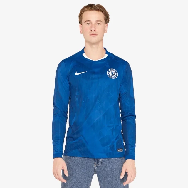Nike Chelsea 25 26 Dri FIT Stadium LS Home Shirt