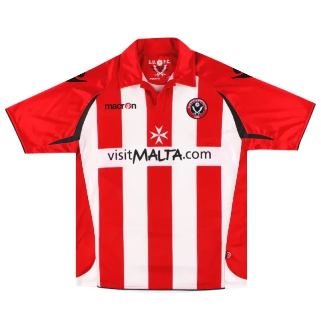 2009-10 Sheffield United Macron Home Shirt M - Sheffield United / Excellent / Medium
