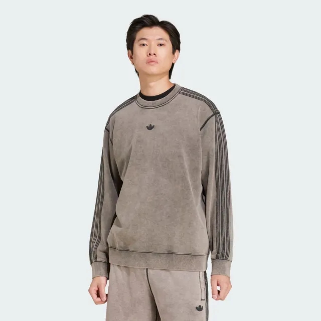 adidas Premium Essentials Retro Washed Crew Sweatshirt