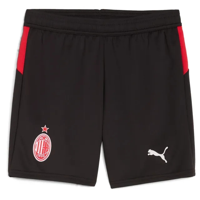 PUMA AC Milan 25/26 Shorts Youth, Black/For All Time Red