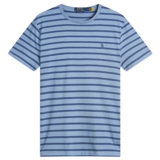 Polo Ralph Lauren Men's Stripe T-Shirt Channel Blue/Old Royal