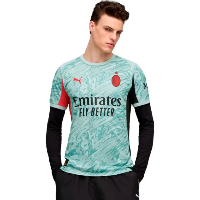 PUMA AC Milan 25/26 Goalkeeper Jersey Men, Modern Mint/For All Time Red