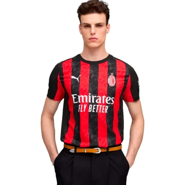 PUMA AC Milan 25/26 Home Authentic Jersey Men, For All Time Red/Black, size 3XL