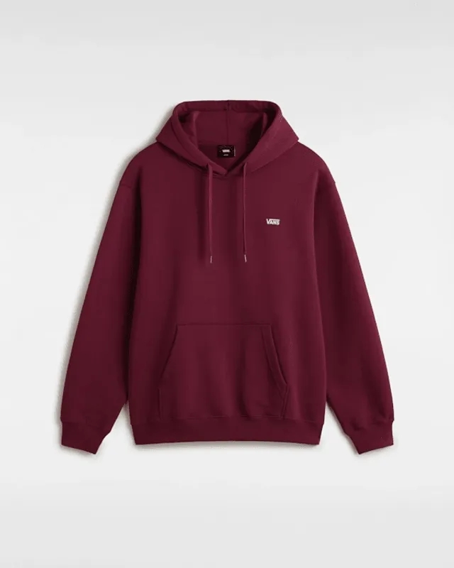 Vans - Left Chest Logo Pullover Hoodie, Man, Burgundy