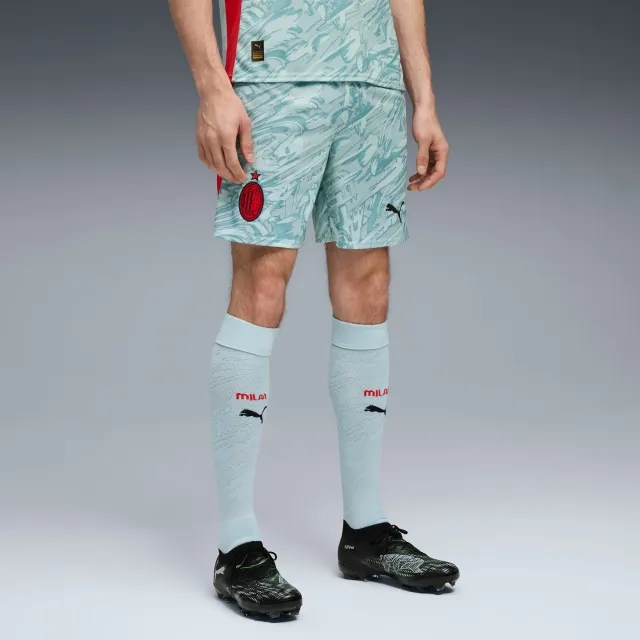 PUMA AC Milan 25/26 Goalkeeper Shorts Men, Modern Mint/For All Time Red, size 3XL