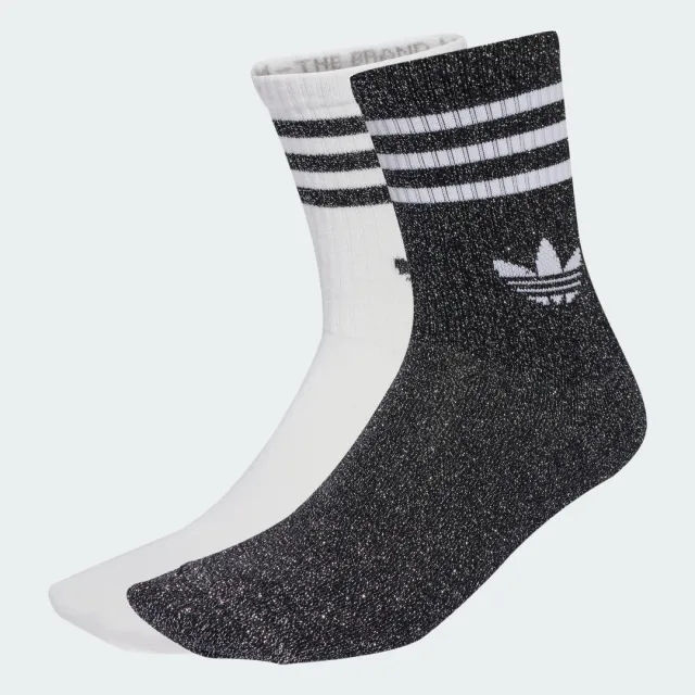 adidas Originals adidas 3-Stripes Glitter Crew Socks 2 Pairs
