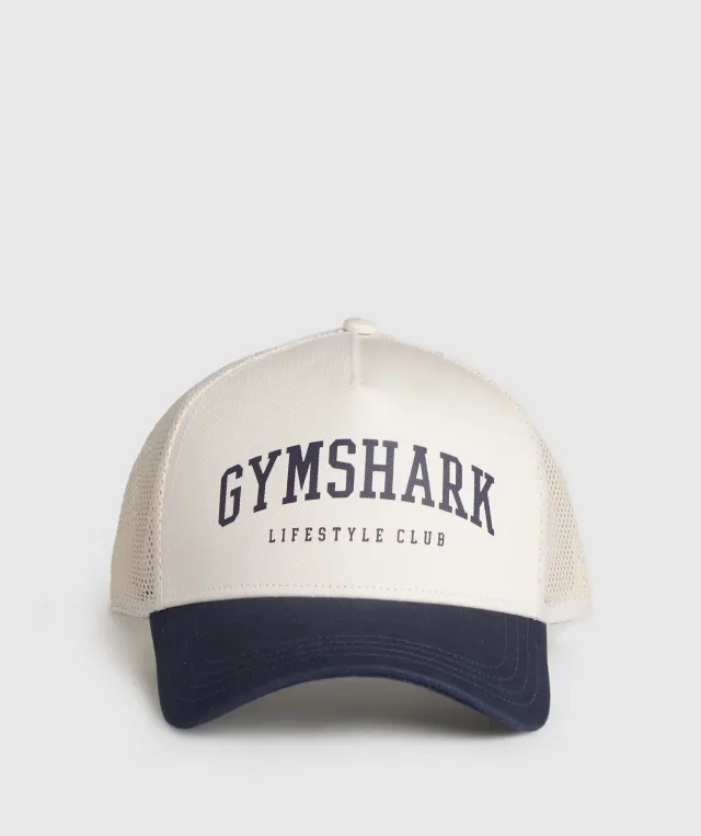  Collegiate Trucker - Oat White/Heavy Blue