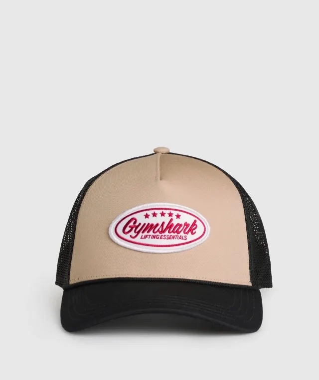  Trucker Cap - Deep Fawn Brown/Black