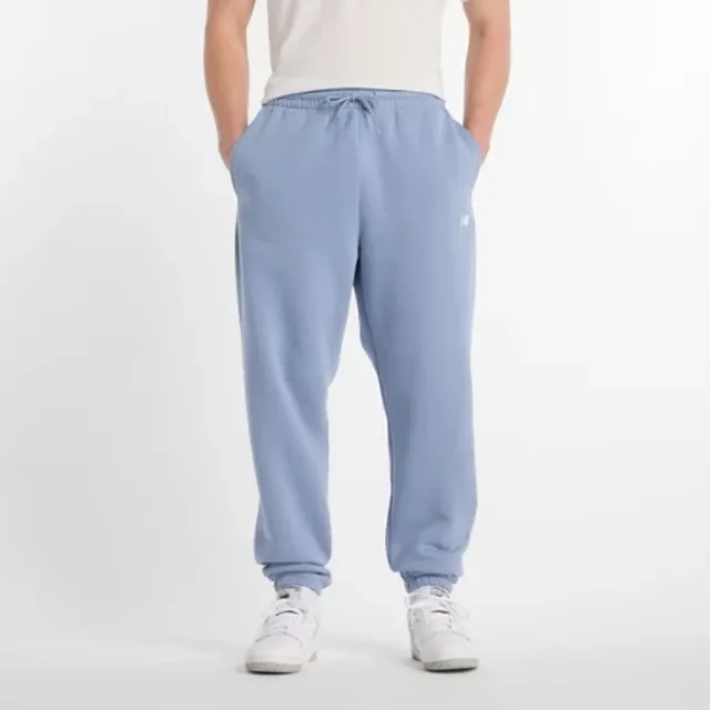 New Balance Men's Sport Essentials Fleece Jogger in Blue Cotton