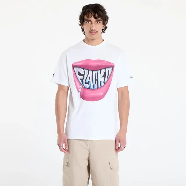 A$Ap Rocky x PUMA Flacko Smile T-Shirt Men, White, size Large